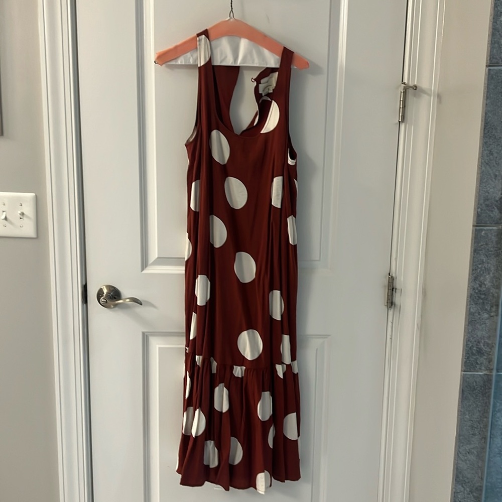 By Anthropologie sleeveless midi/maxi dress size M